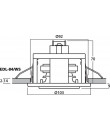 EDL-84/WS Haut-parleur plafond 6 Watts 100 V