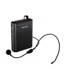 Vonyx st010 - système haut-parleur amplifié + micro sans fil, 30 watts rms,  entrée et sortie