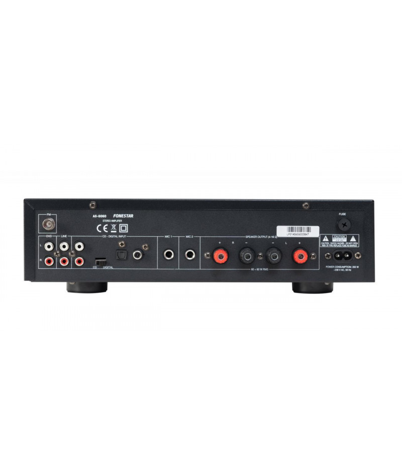 AS-6060 Amplificateur Hi-Fi Stéréo 2 x 60 watts FONESTAR