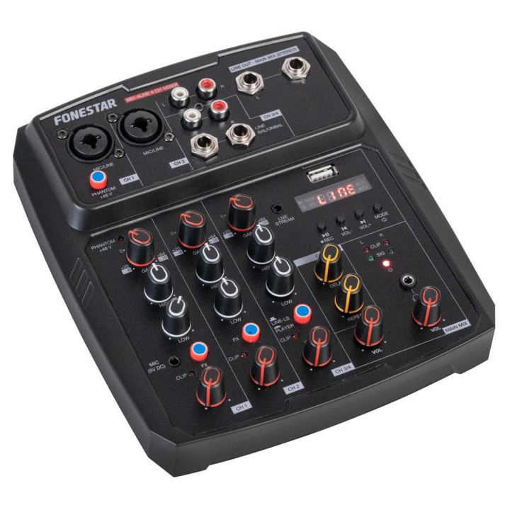 MIX-4LIVE  Mixeur studio 2 canaux