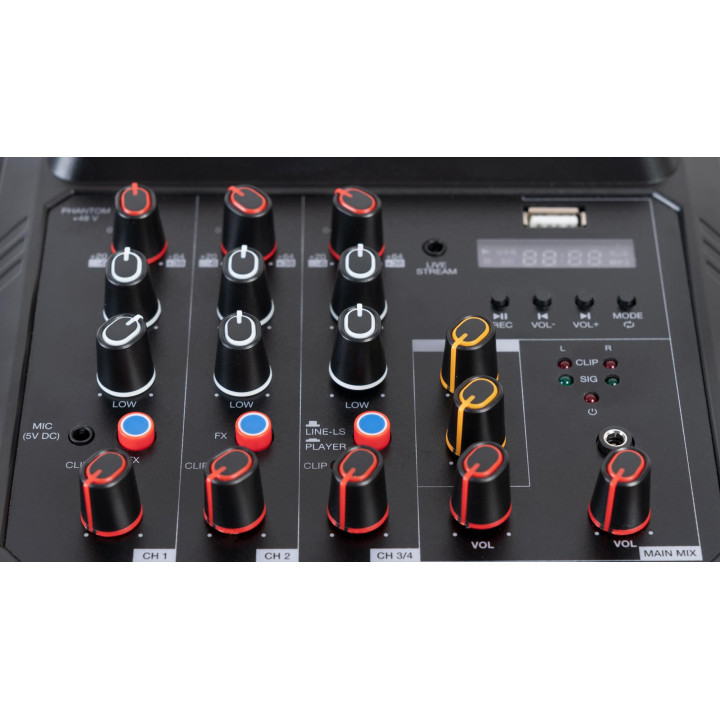 MIX-4LIVE  Mixeur studio 2 canaux