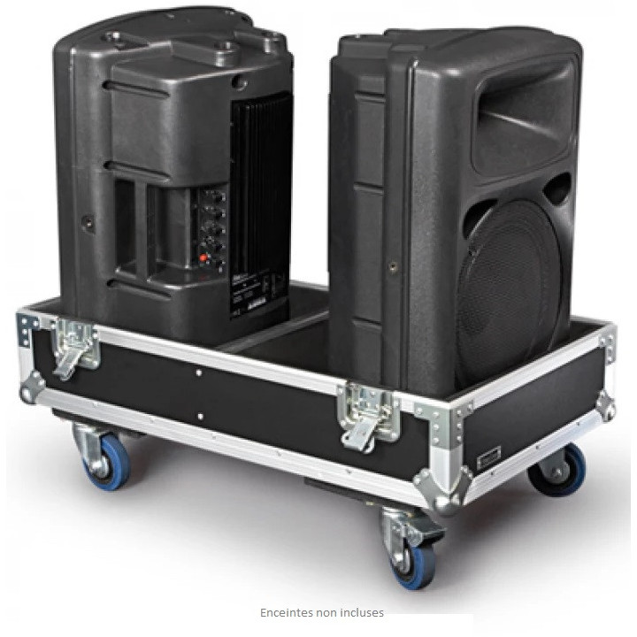 FAL-30D Caisse de transport pour 2 haut-parleurs 15"