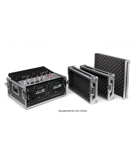 FRM-104 Meuble Flight cases Rack 19" 4 U