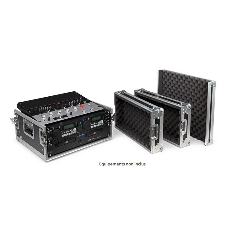 FRM-104 Meuble Flight cases Rack 19" 4 U