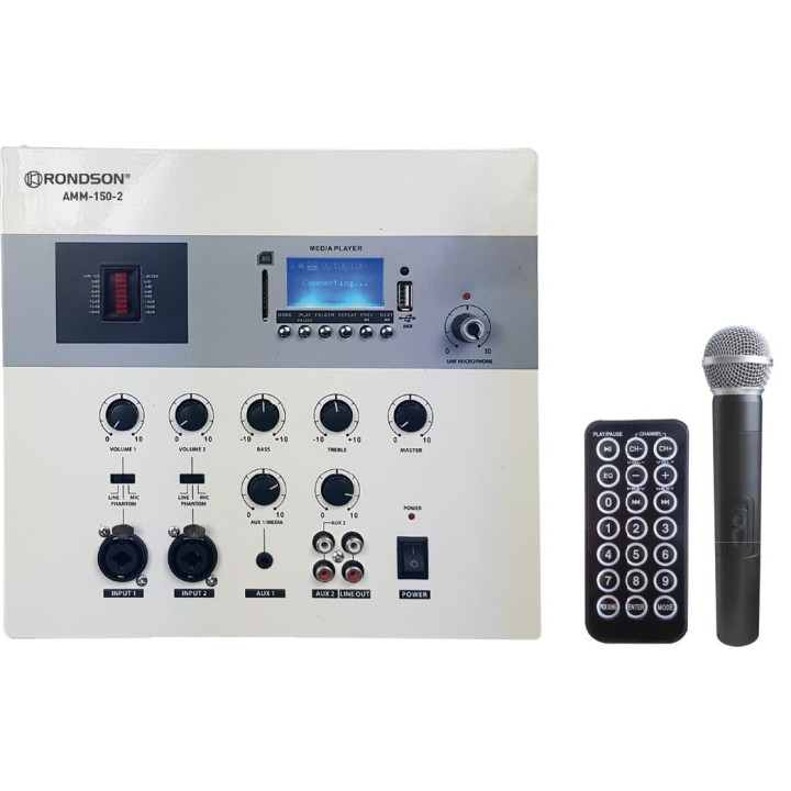 AMM-150-2 Amplificateur mural BLuetooth  150 Watts 100 V