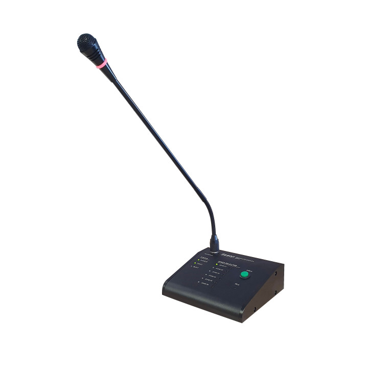 MP-6 Pupitre microphone d'appel à Zones