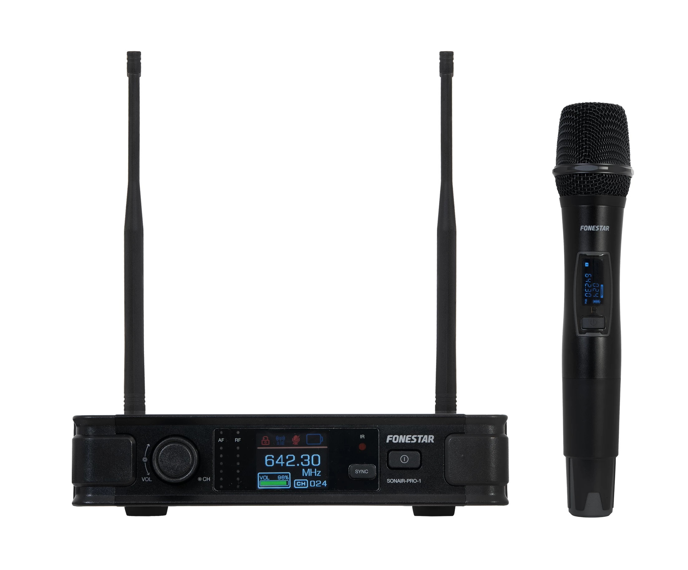 SONAIR-2M Système double microphone UHF sans fil FONESTAR