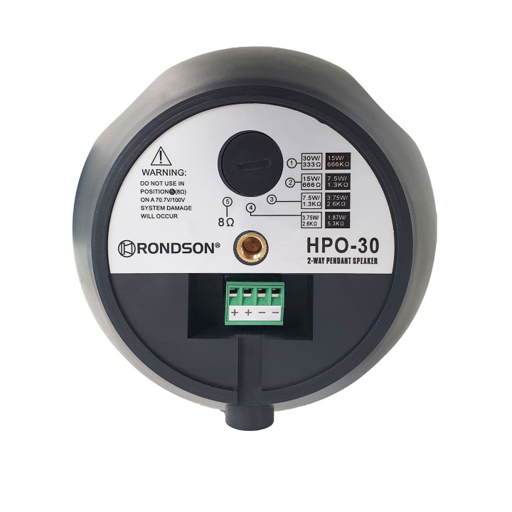 HPO-30N  Enceinte suspendue 30-15  Watts  100 V