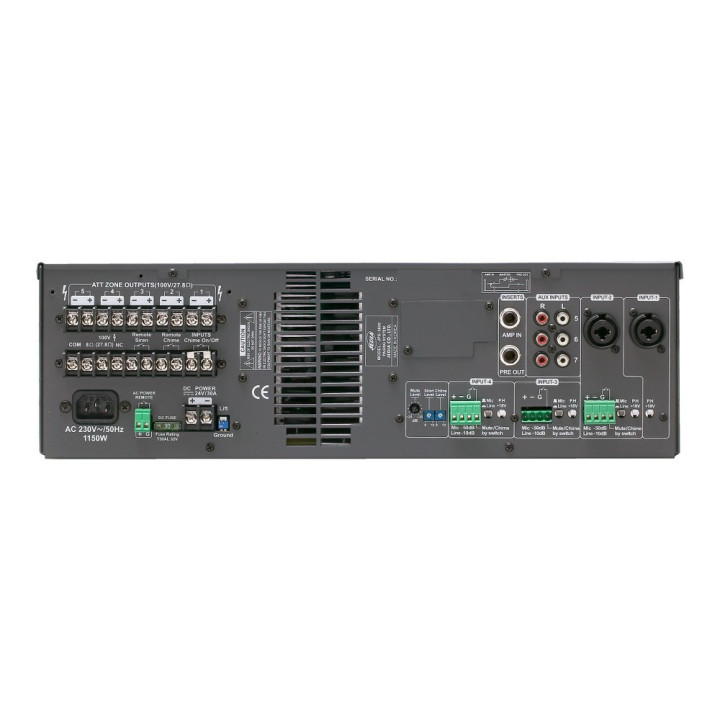 PS-3120 Amplificateur 5 zones 120 Watts  100 V
