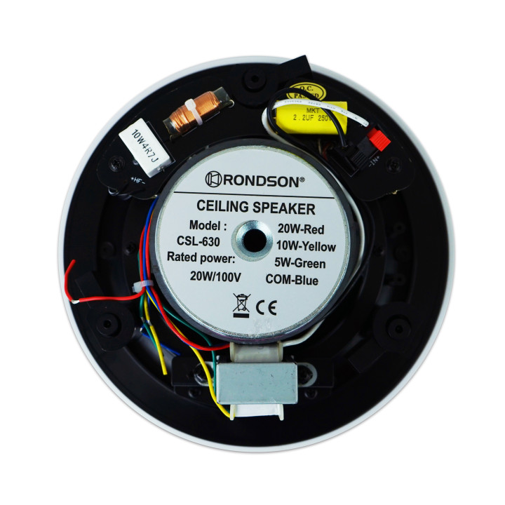 CSL 630   Haut-parleur plafond 20-10-5 Watts  100 V