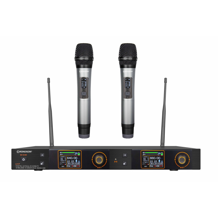 BE-5038/2H-83  Système Double Microphone HF sans fil true diversity