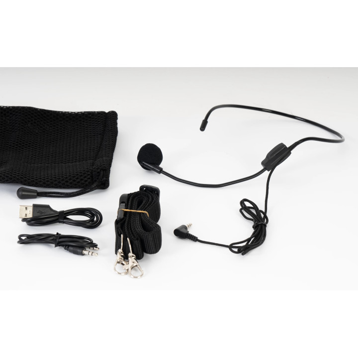 ALTA-VOZ-30    Porte voix ceinture  micro serre tête électret