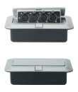 XLR BS Boitier de sol 4 prises XLR