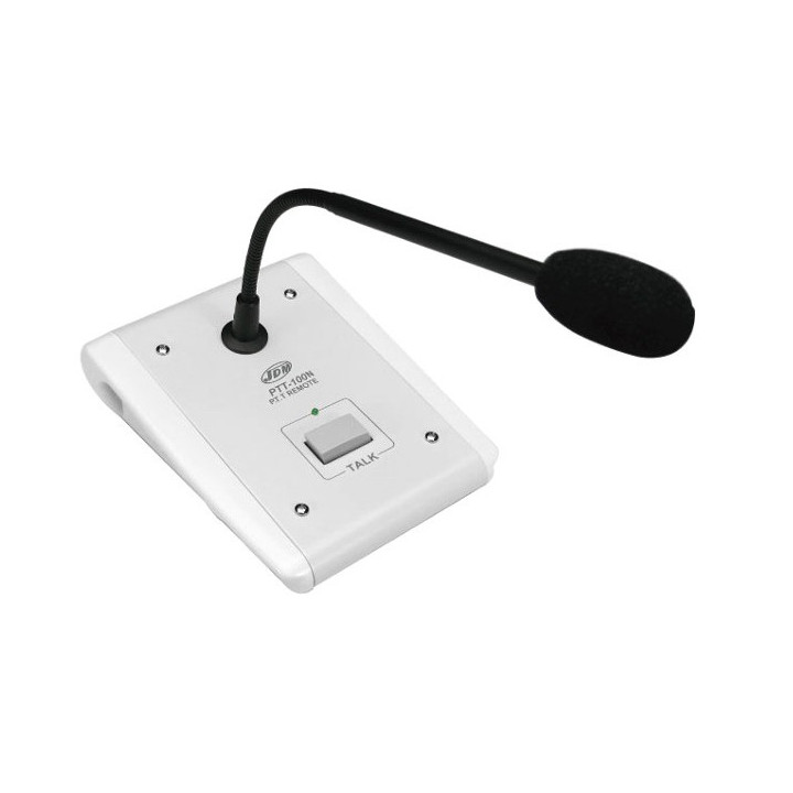 PTT 100N  Microphone pupitre pour ampli et préampli JD-MEDIA
