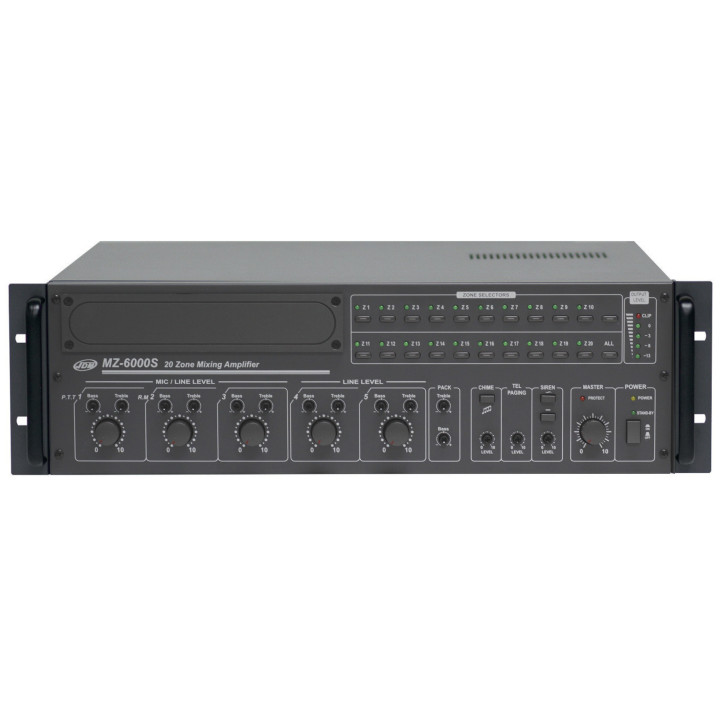 MZ-6000S  Amplificateur 20 zones 600 Watts  100 V