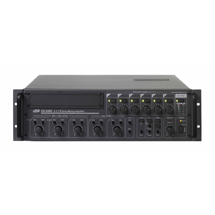 ZA  6360   Amplificateur 6 Zones  360 Watts 100 V
