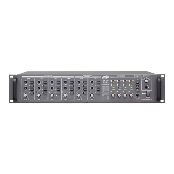MX604  Préamplificateur mélangeur 6 canaux
