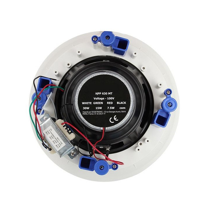 HPP 630 MT  Haut-parleur plafond 30-15 Watts  100 V