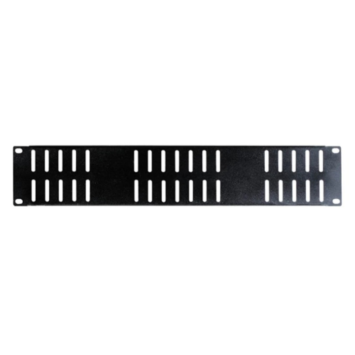FRP-11VEN  Panneau avant 2 U avec fentes de ventilation pour rack 19"