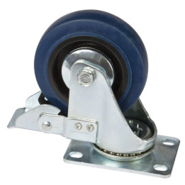 FRP-24F Roue 4"avec frein  pour meubles rack 19"