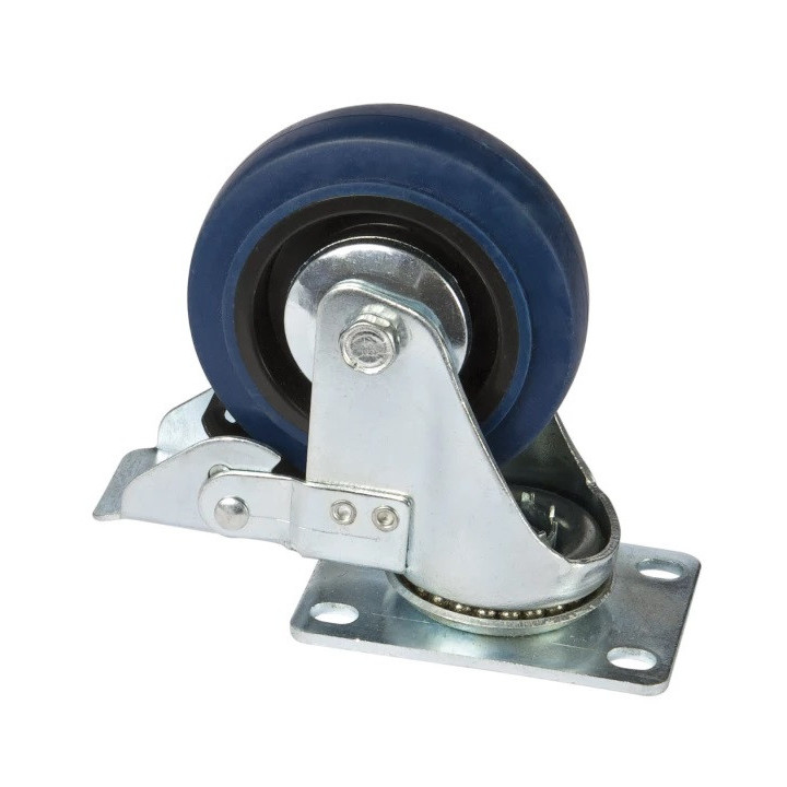 FRP-24F Roue 4"avec frein  pour meubles rack 19"