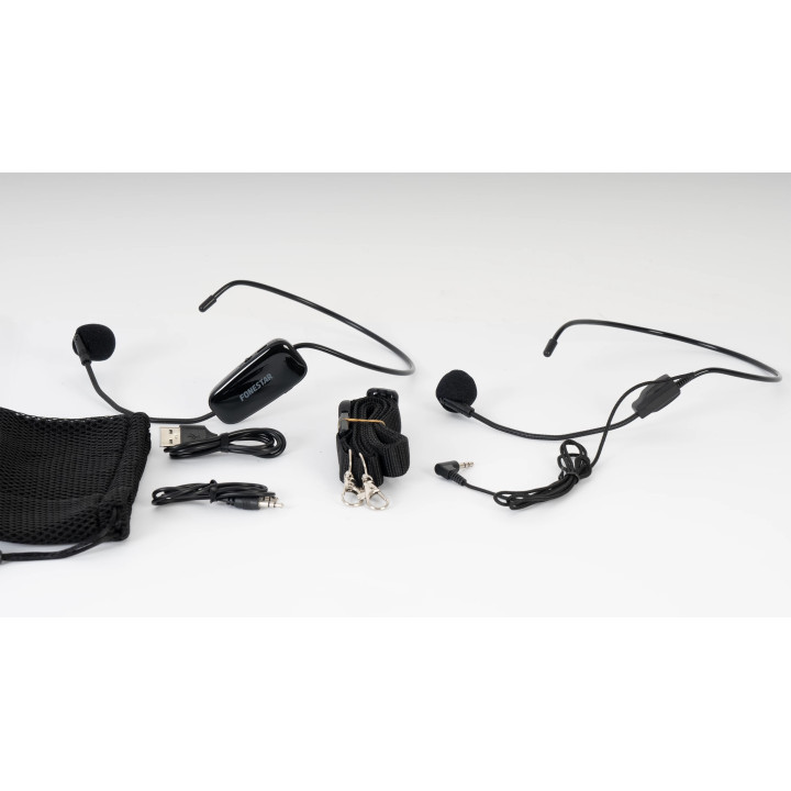 ALTA-VOZ-W30    Porte voix ceinture  micro serre tête électret sans fil