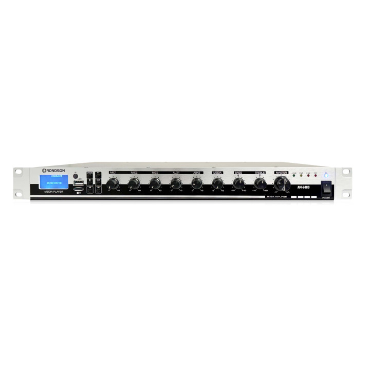 AM-240D Amplificateur mélangeur multimédia 240 Watts 100 V