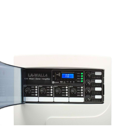 LA-WALL4 Amplificateur mural Multim&eacute;dia 4 x 150 Watts Class AB