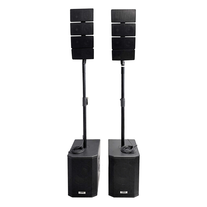LA-212 Système  enceintes colonnes  amplifiée 820 Watts