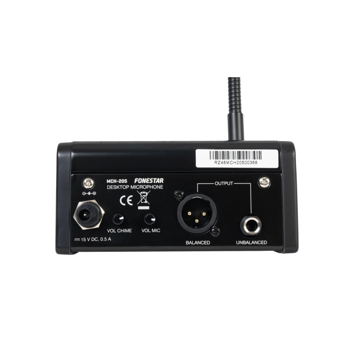 MCH-205  Microphone pupitre carillon musique avertissement