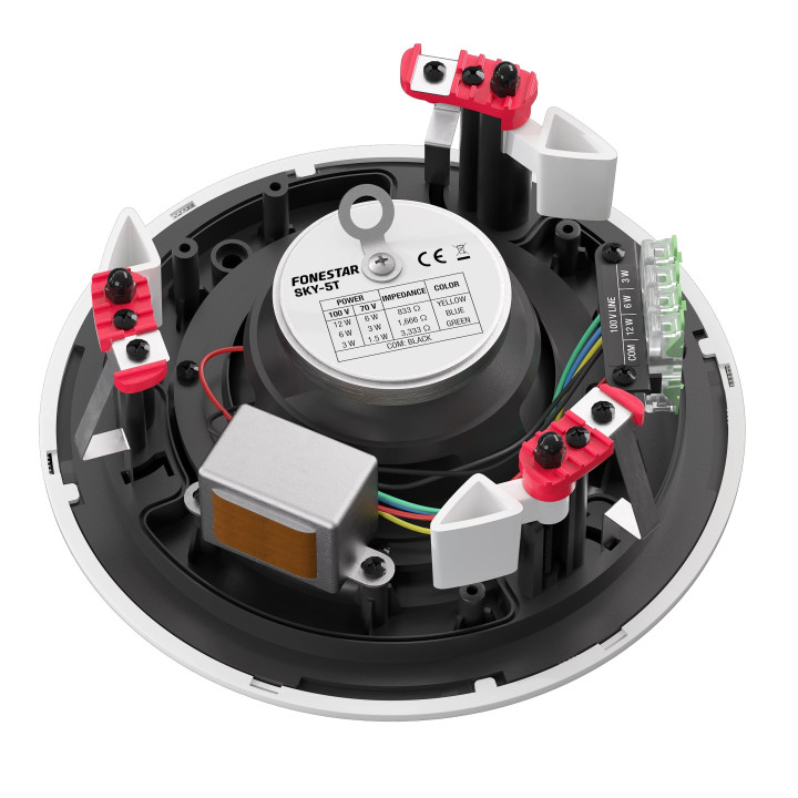 SKY-5T   Haut-parleur plafond 12 - 6 -3   Watts  100 V