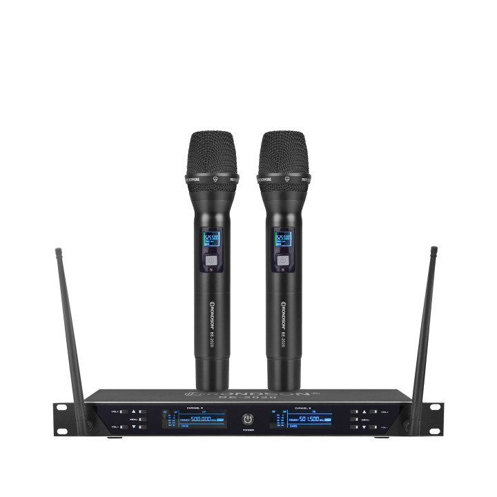 BE-2020/2MIC  Système Double Microphone HF sans fil true diversity