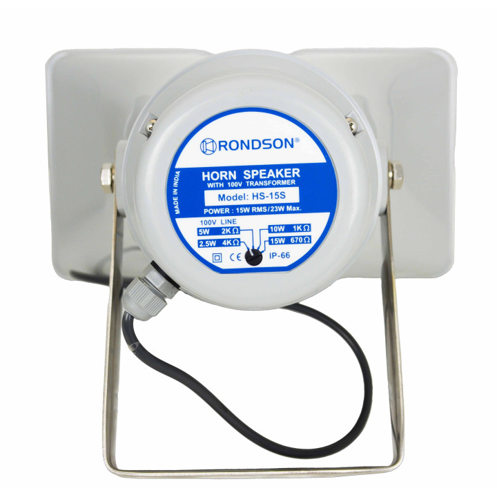 HS-15S Haut-parleur à chambre de compression 15-10-5  Watts  100 V