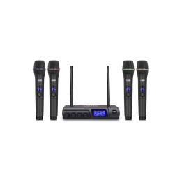 LA-MIC104 Set de 4  Microphones UHF sans fil