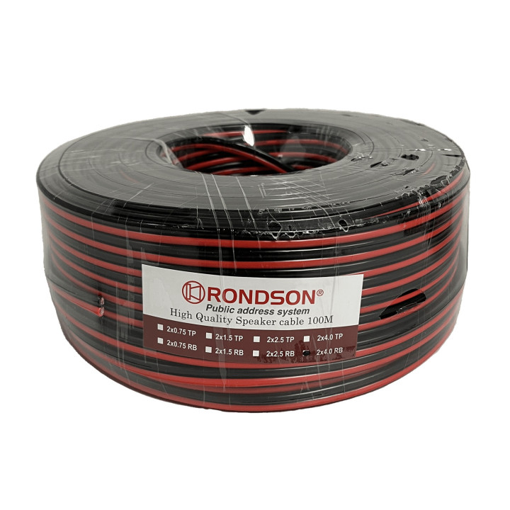 CAHP-2/5-100M-RN  Câble haut-parleur bobine  100 m  2 x 2.5 mm²
