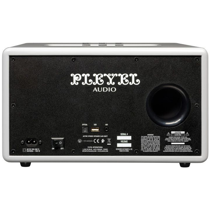 Imperator 250 Enceinte Bluetooth® 2 x 50 Watts blanc laqué