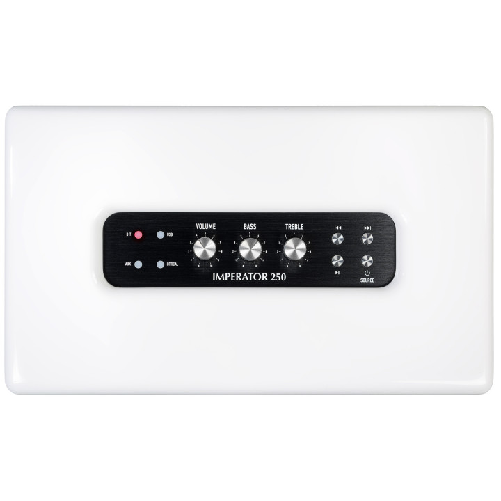 Imperator 250 Enceinte Bluetooth® 2 x 50 Watts blanc laqué
