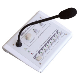 RC 600  Microphone pupitre 6 Zones pour amplis série ZA