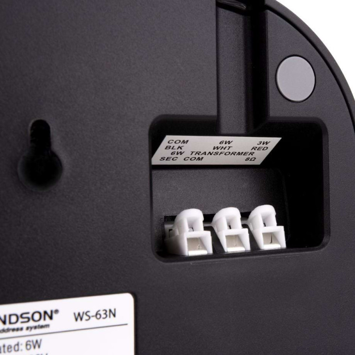 WS-63N   Haut-parleur mural 6 - 3  Watts  100 V