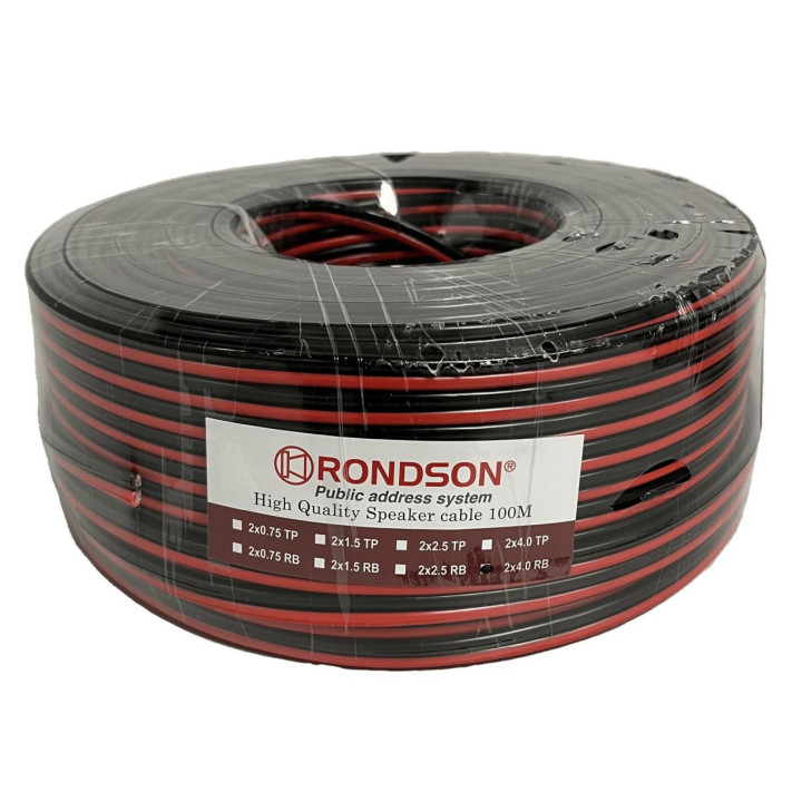 CAHP-4/0-100M-RN  Câble haut-parleur bobine  100 m  2 x 4 mm²