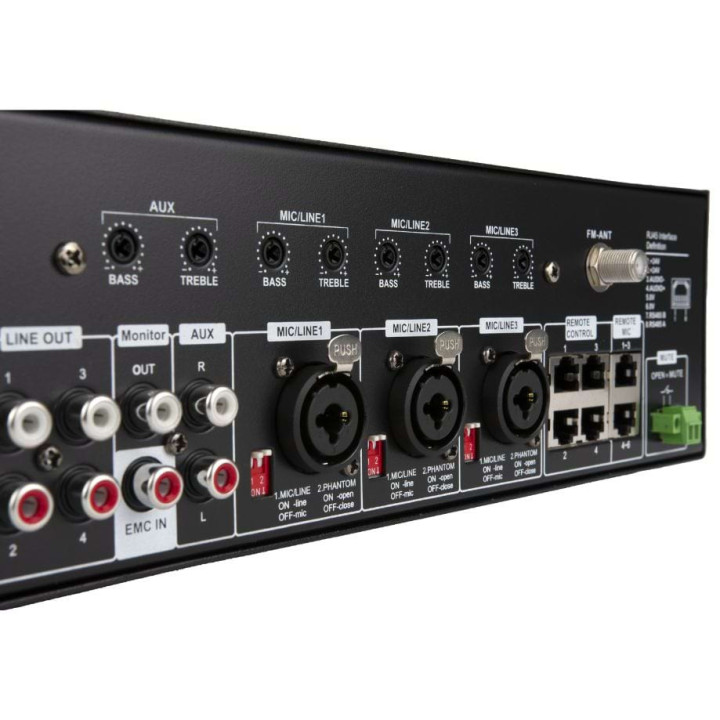 AMX-4120  Amplificateur 4 Zones  4 x 120  Watts 100 V