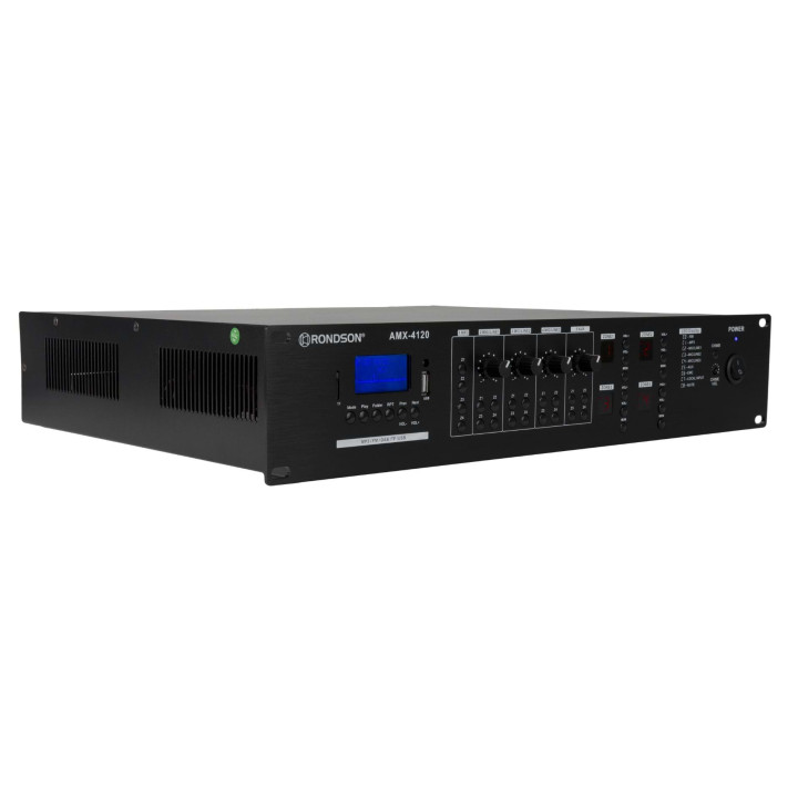 AMX-4500  Amplificateur 4 Zones  4 x 500  Watts 100 V