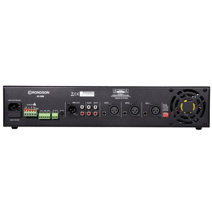 AM-500D Amplificateur mélangeur multimédia 500 Watts 100 V