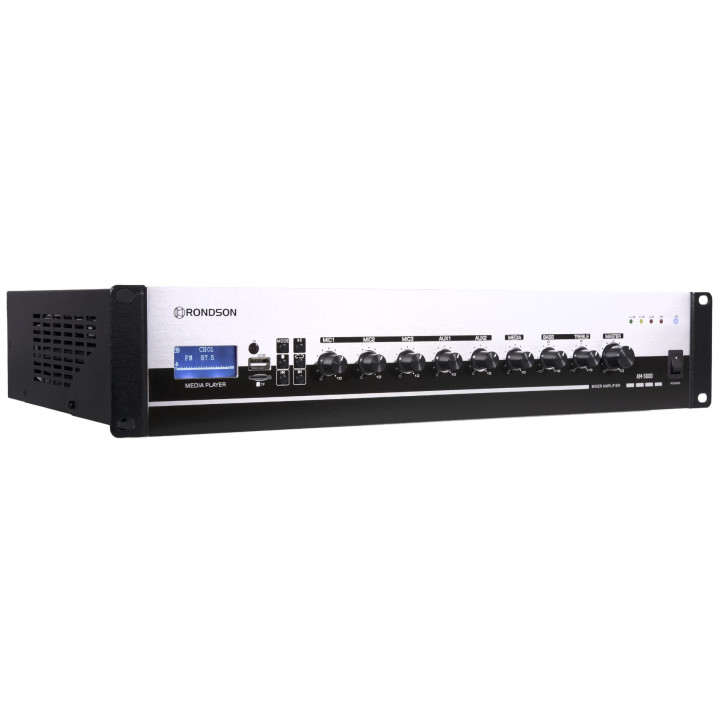 AM-500D Amplificateur mélangeur multimédia 500 Watts 100 V