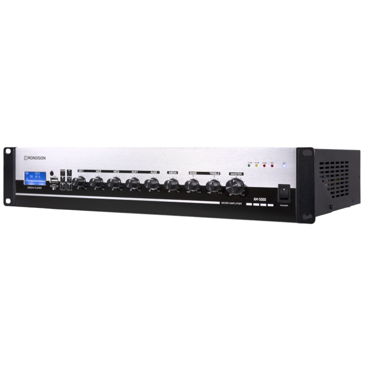 AM-500D Amplificateur mélangeur multimédia 500 Watts 100 V