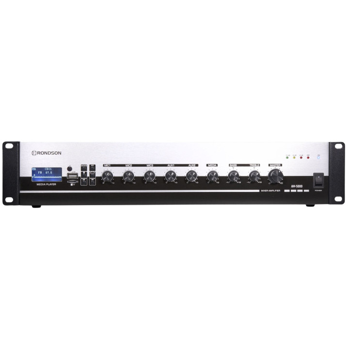 AM-500D Amplificateur mélangeur multimédia 500 Watts 100 V