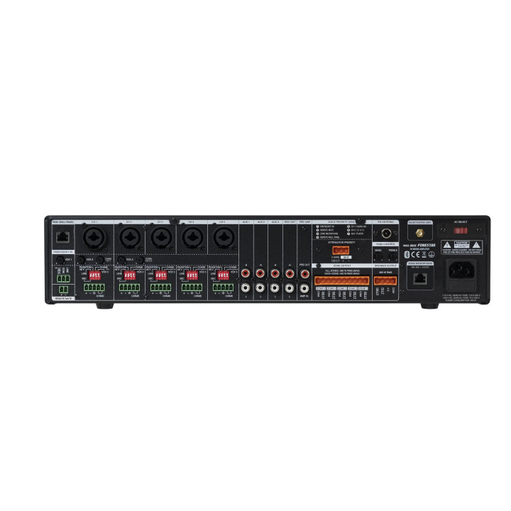 MAX-360Z   Amplificateur 360 Watts  5 Zones  100 V USB - TUNER BT