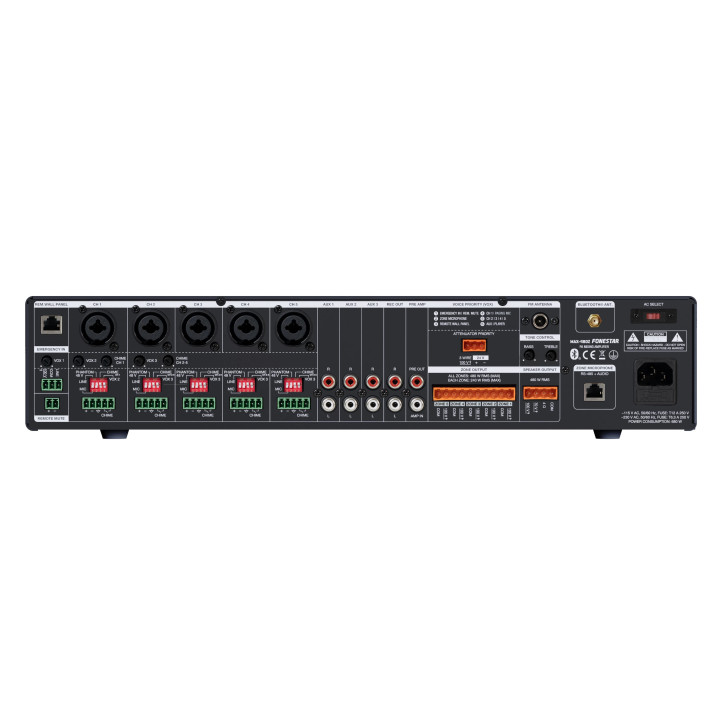 MAX-480Z   Amplificateur 480 Watts  5 Zones  100 V USB - TUNER- BT 