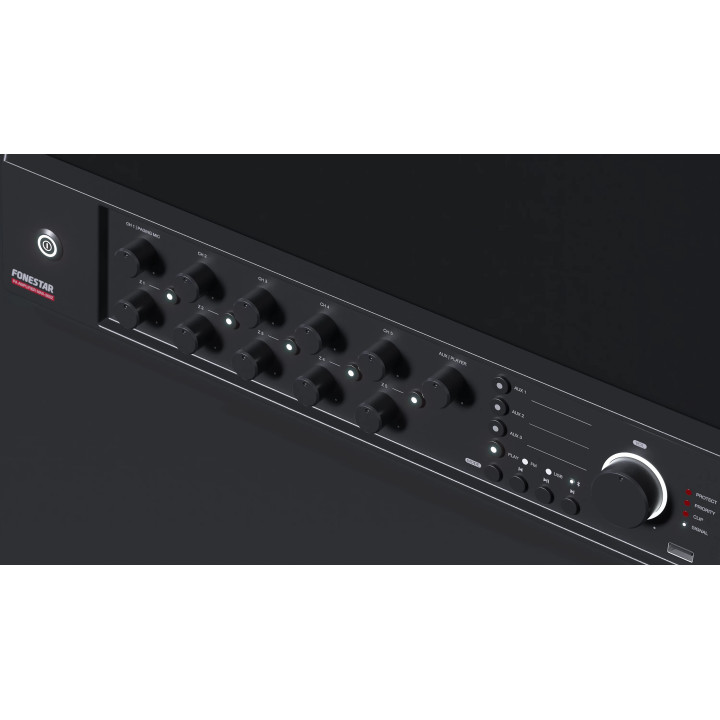 MAX-480Z   Amplificateur 480 Watts  5 Zones  100 V USB - TUNER- BT 