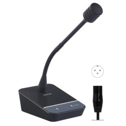 MICSET-D32XLR  Microphone pupitre dynamique de table